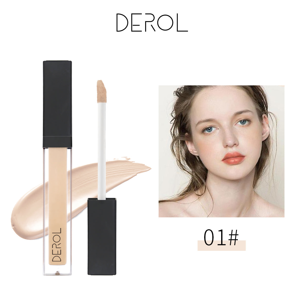 Derol Silky Flawless Concealer Corrects, Lightweight, Full Coverage, Long Lasting 6.5ml