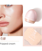 Velvet Long Lasting Matte Concealer Bright Foundation Cream with Makeup Sponge