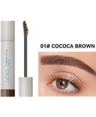 Waterproof Light Brown Eyebrow Gel, Instant Bushy Eyebrow Makeup for Natural Looking Stays on All Day Eye Brow Gel Makeup Fills and Shapes