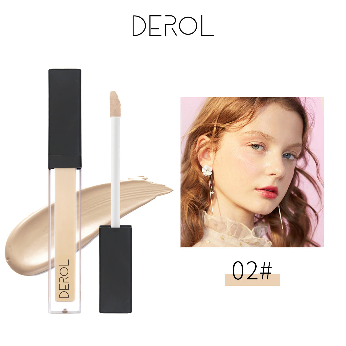 Derol Silky Flawless Concealer Corrects, Lightweight, Full Coverage, Long Lasting 6.5ml