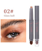 Cream Eyeshadow Stick, Highlighter Makeup Stick Set Long-Lasting, Crease-proof, Blendable Eye Shadow Applicator Sticks Eyeliner Pen