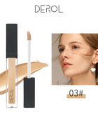 Derol Silky Flawless Concealer Corrects, Lightweight, Full Coverage, Long Lasting 6.5ml