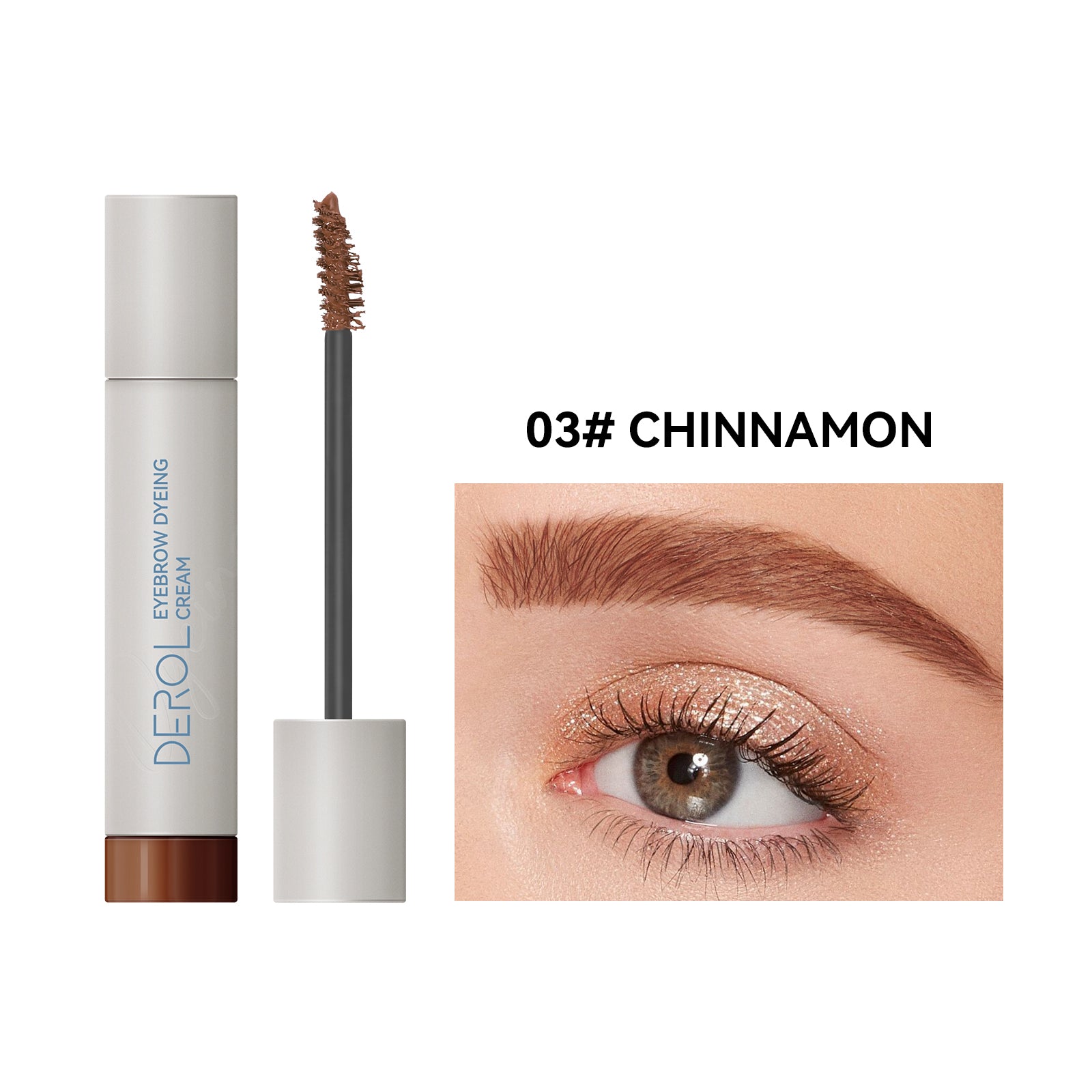 Waterproof Light Brown Eyebrow Gel, Instant Bushy Eyebrow Makeup for Natural Looking Stays on All Day Eye Brow Gel Makeup Fills and Shapes