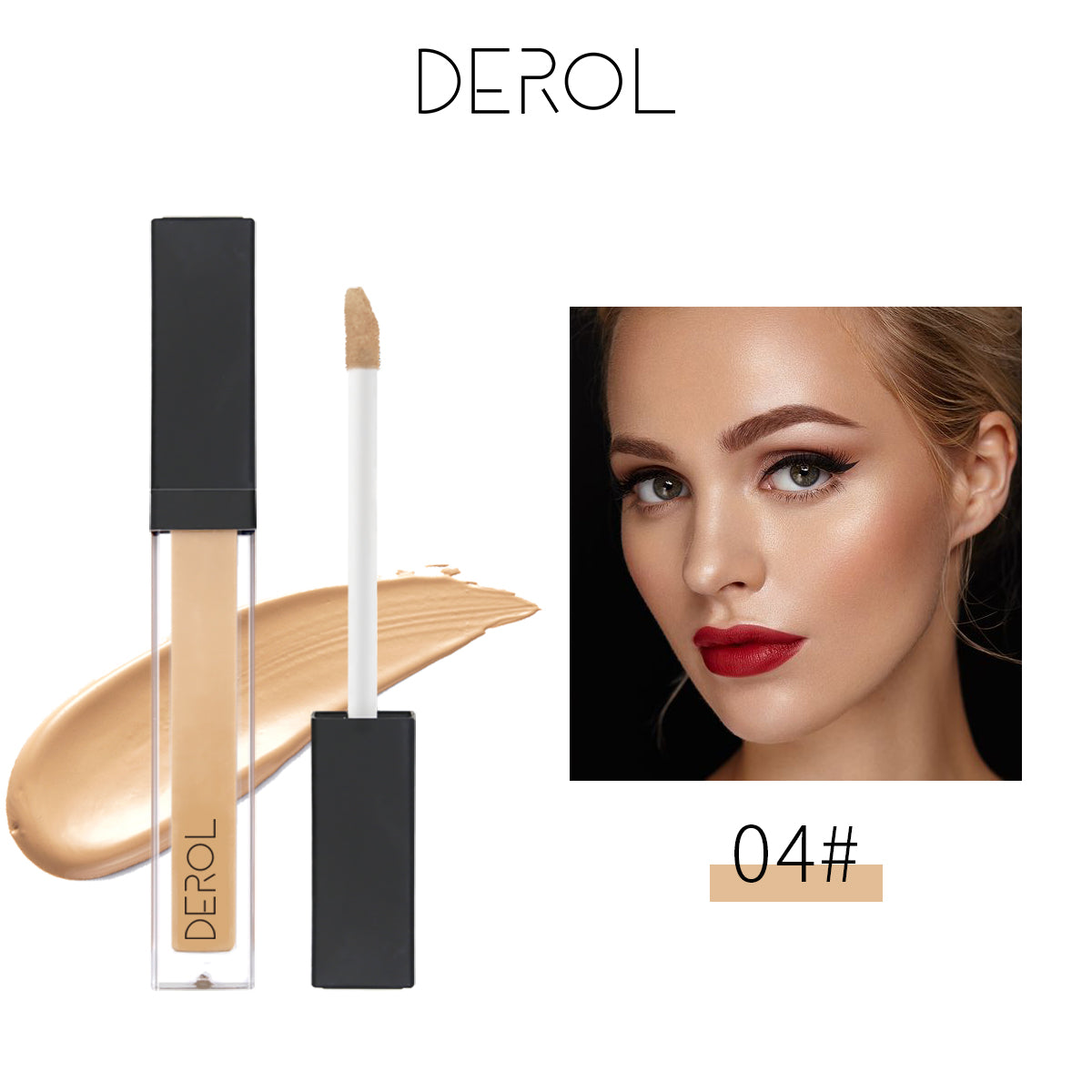 Derol Silky Flawless Concealer Corrects, Lightweight, Full Coverage, Long Lasting 6.5ml