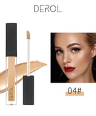 Derol Silky Flawless Concealer Corrects, Lightweight, Full Coverage, Long Lasting 6.5ml