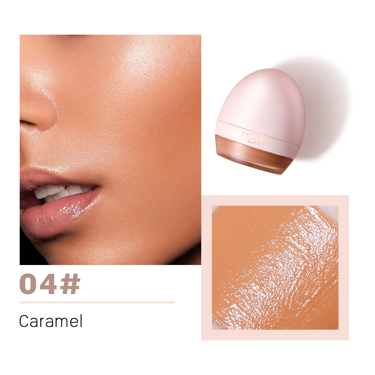 Velvet Long Lasting Matte Concealer Bright Foundation Cream with Makeup Sponge