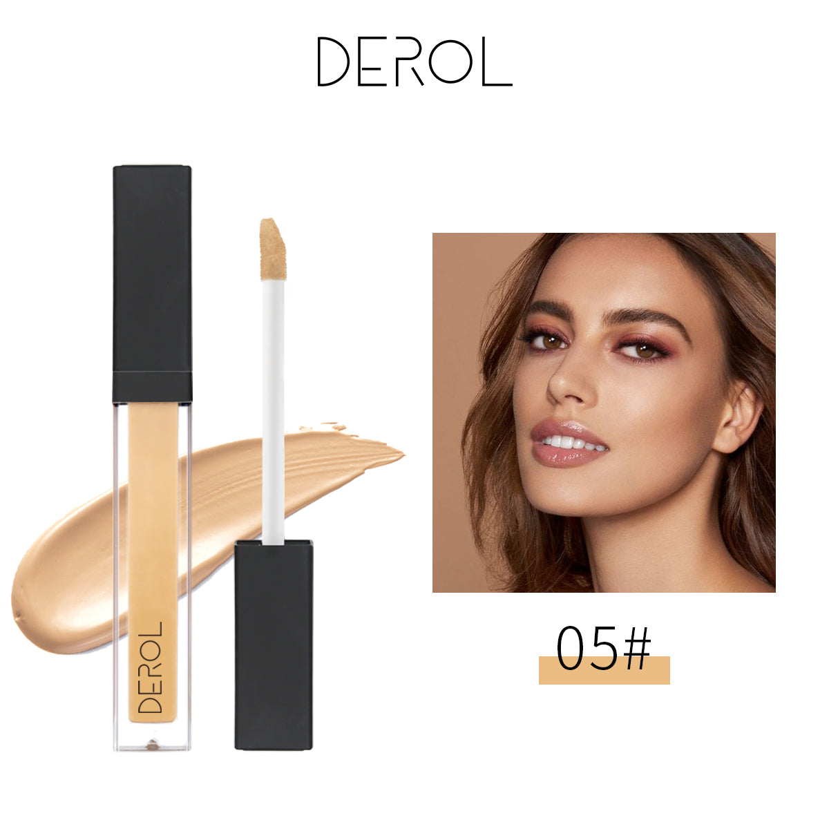 Derol Silky Flawless Concealer Corrects, Lightweight, Full Coverage, Long Lasting 6.5ml