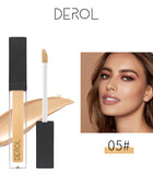 Derol Silky Flawless Concealer Corrects, Lightweight, Full Coverage, Long Lasting 6.5ml