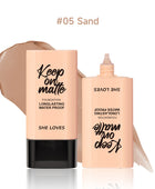 SHELOVES Flawless Matte Liquid Foundation, Long-Lasting & Buildable 30ml