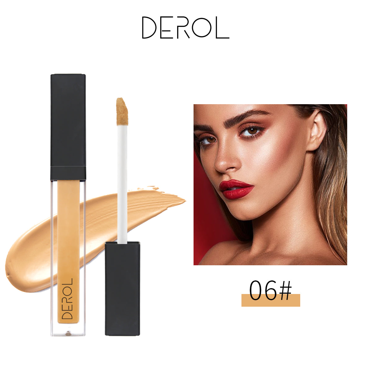 Derol Silky Flawless Concealer Corrects, Lightweight, Full Coverage, Long Lasting 6.5ml