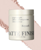 RoyueS Lightweight Ultra-refined Waterproof Loose Setting Powder, Finish Power 8g