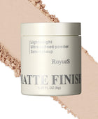 RoyueS Lightweight Ultra-refined Waterproof Loose Setting Powder, Finish Power 8g