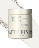 RoyueS Lightweight Ultra-refined Waterproof Loose Setting Powder, Finish Power 8g