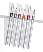 Waterproof Eyeliner Pen Colorful Eyeliner with Sharpener Glitter