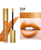 Derol Lip Glaze, 12 Color Matt Lip Cream, 4 Color Shimmer Lip Glaze waterproof non-Stick Cup