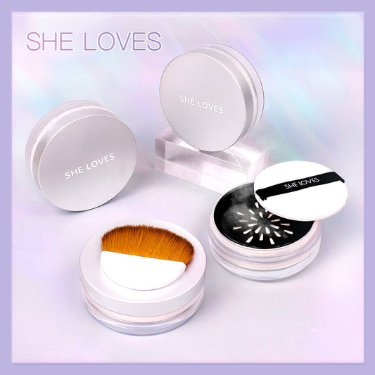 SHELOVES Clear & Silky Fixed Waterproof Makeup Powder 10g