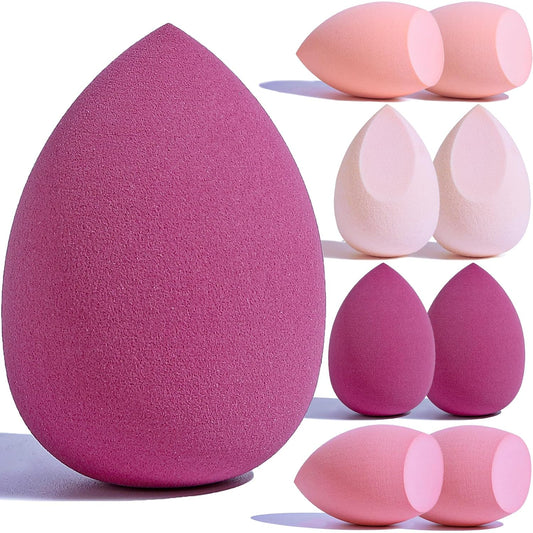 8 PCS Makeup Sponge Set Makeup Sponge Blender Make Up Sponges for Foundation Beauty Sponge for Liquid Cream and Powder