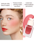 Derol Silky Liquid Blush for Cheeks & Lips 2-in-1 Makeup Face Blush 19ml