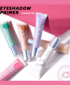 Derol 6 Colors Liquid Matte Eyeshadow Primer Waterproof Long Lasting Eyeshadow Primer