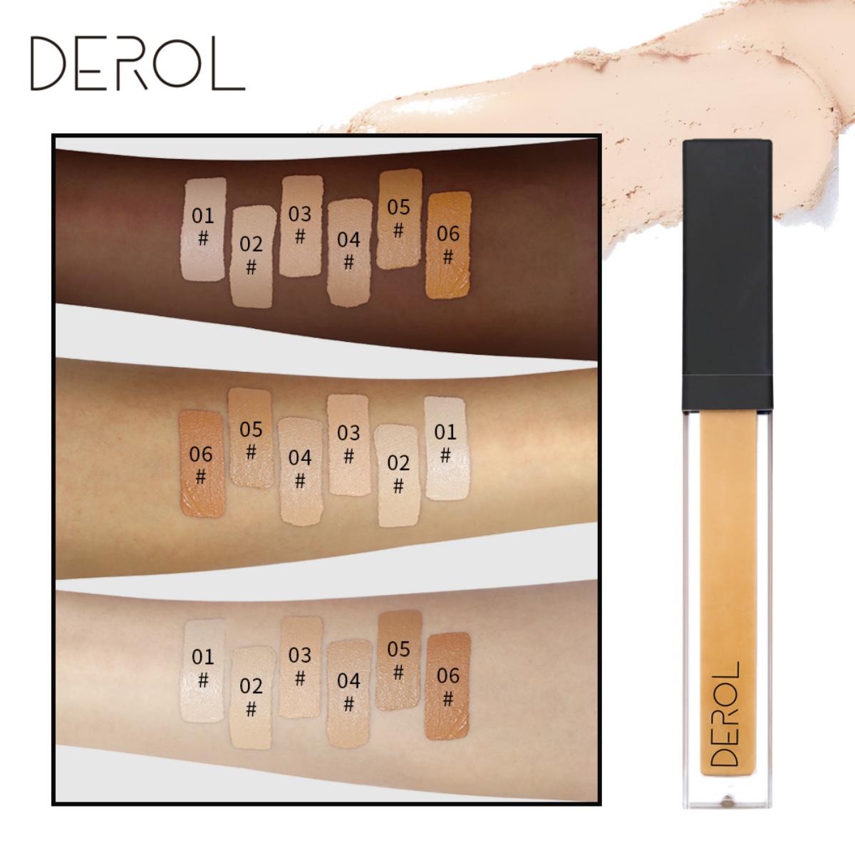 Derol Silky Flawless Concealer Corrects, Lightweight, Full Coverage, Long Lasting 6.5ml