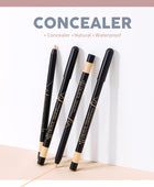 Multi-Use Highlighter & Concealer Pencil, Waterproof Under Eye Concealer for Dark Circles, Blemishes, Aging Spots, Acne and Freckles