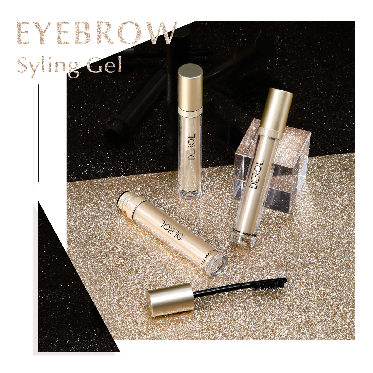 Clear Eyebrow Setting Gel,Waterproof And Sweat-Proof Eyebrow Repair Liquid Brows Styling Beauty Salon Home Use Makeup