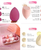 8 PCS Makeup Sponge Set Makeup Sponge Blender Make Up Sponges for Foundation Beauty Sponge for Liquid Cream and Powder