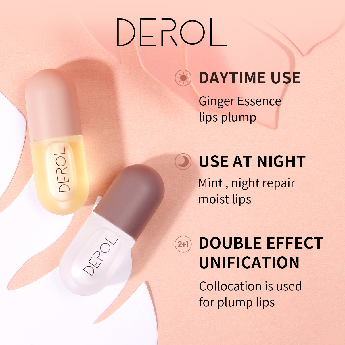 Derol Day and Night Double Effect Lip Plumper Coffret