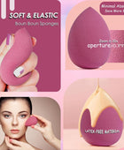 8 PCS Makeup Sponge Set Makeup Sponge Blender Make Up Sponges for Foundation Beauty Sponge for Liquid Cream and Powder