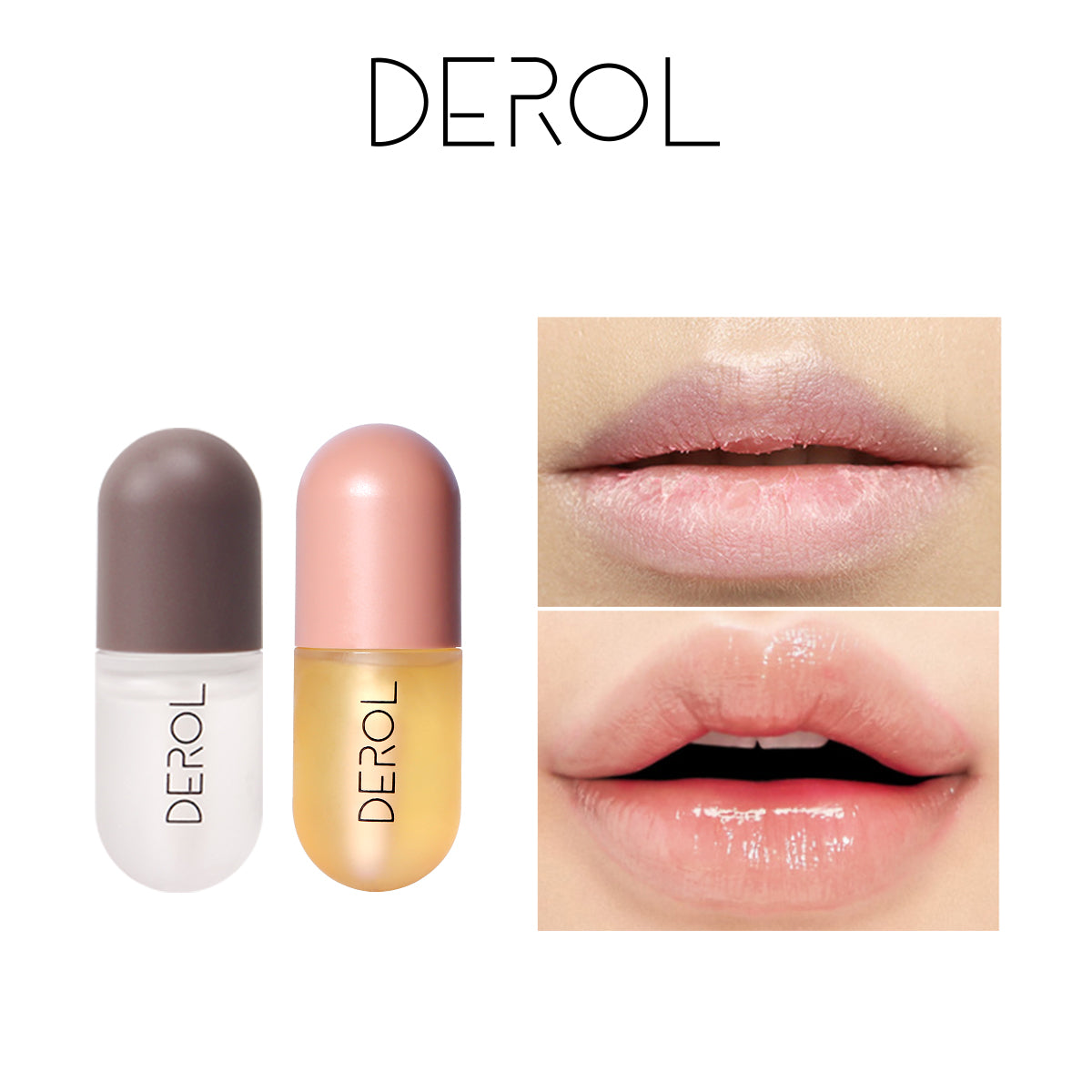 Derol Day and Night Double Effect Lip Plumper Coffret