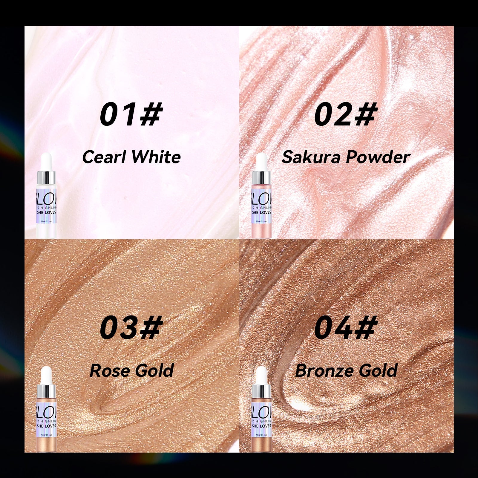 SHELOVES Crystal Liquid Highlighter Drops 40.5g