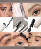 Derol Wild Beauty Waterproof Brow Shaping Sculpt With 2 Brushes,Eye Brow Shaping Wax for Lift & Lamination of Brows 9ml