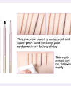 Waterproof Eyebrow Pencil - Long lasting Safe for Sensitive Eyes