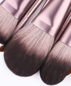 12Pcs Makeup Brushes Set Foundation Blending Face Powder Blush Concealers Eyeshadow Make Up Brush Set with Carrying Bag