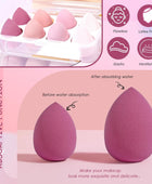 8 PCS Makeup Sponge Set Makeup Sponge Blender Make Up Sponges for Foundation Beauty Sponge for Liquid Cream and Powder