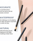 Multi-Use Highlighter & Concealer Pencil, Waterproof Under Eye Concealer for Dark Circles, Blemishes, Aging Spots, Acne and Freckles