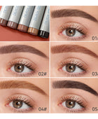 Waterproof Light Brown Eyebrow Gel, Instant Bushy Eyebrow Makeup for Natural Looking Stays on All Day Eye Brow Gel Makeup Fills and Shapes