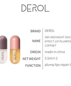 Derol Day and Night Double Effect Lip Plumper Coffret