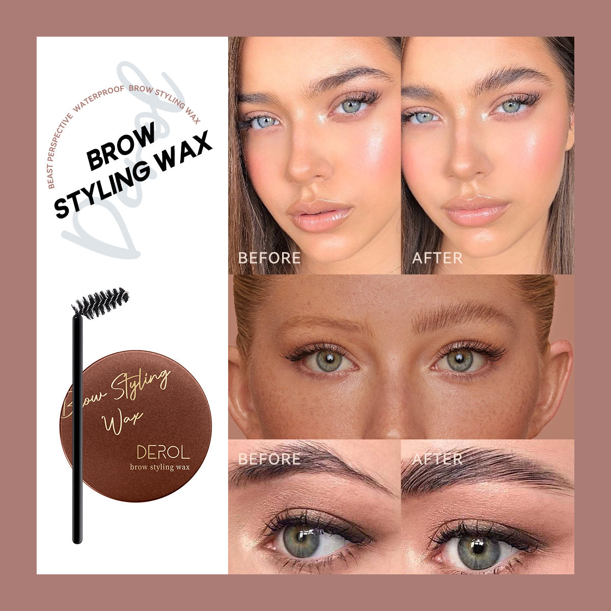 Derol Waterproof Brow Styling Wax