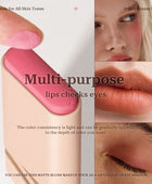 Derol Whispering Softly Hydrating Solid Cheek Tint, Multi-use Blush Makeup Stick Glow Blush Stick 30g