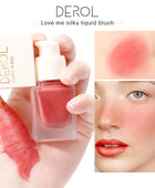 Derol Silky Liquid Blush for Cheeks & Lips 2-in-1 Makeup Face Blush 19ml