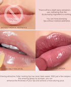 Natural Lip Plumper Oil, Lip Plumper Gloss, Derol Lip Plumper, Moisturizing & Reduce Fine Lines