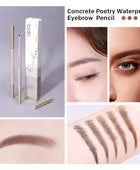 Waterproof Eyebrow Pencil - Long lasting Safe for Sensitive Eyes