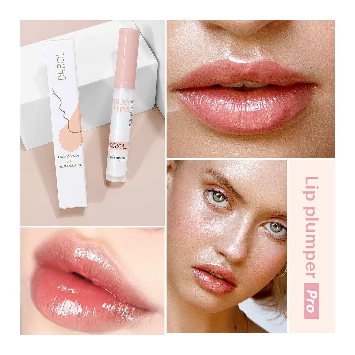 Lip Plumping Booster, Spicy Lip Lipstick, Lifter Gloss, Hydrating, Volumizes & High-Shine