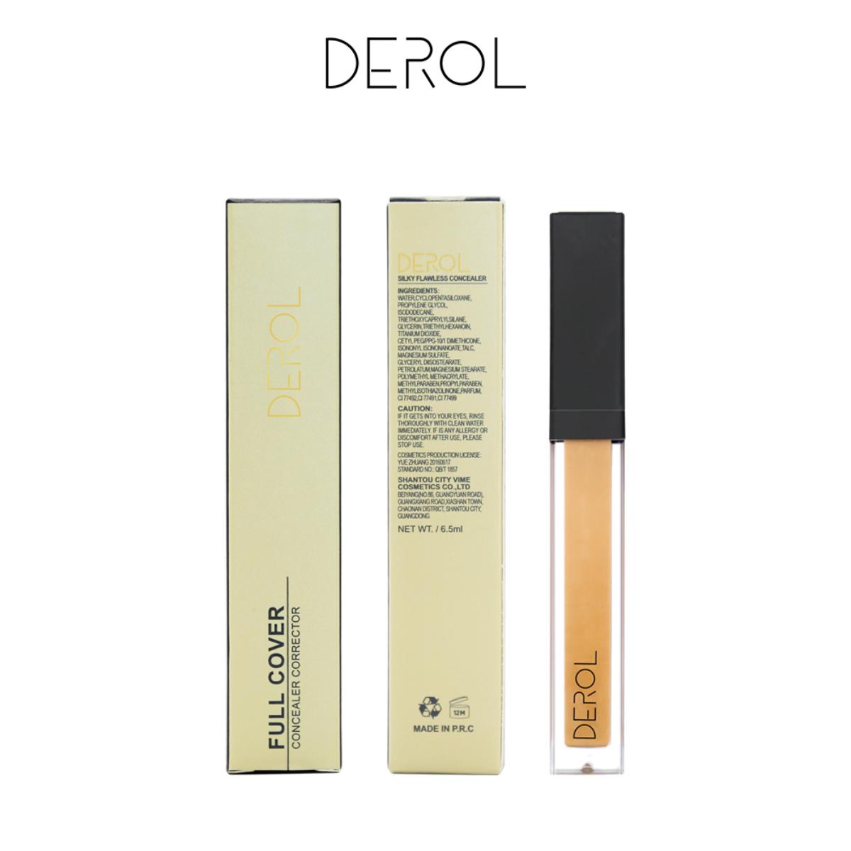 Derol Silky Flawless Concealer Corrects, Lightweight, Full Coverage, Long Lasting 6.5ml