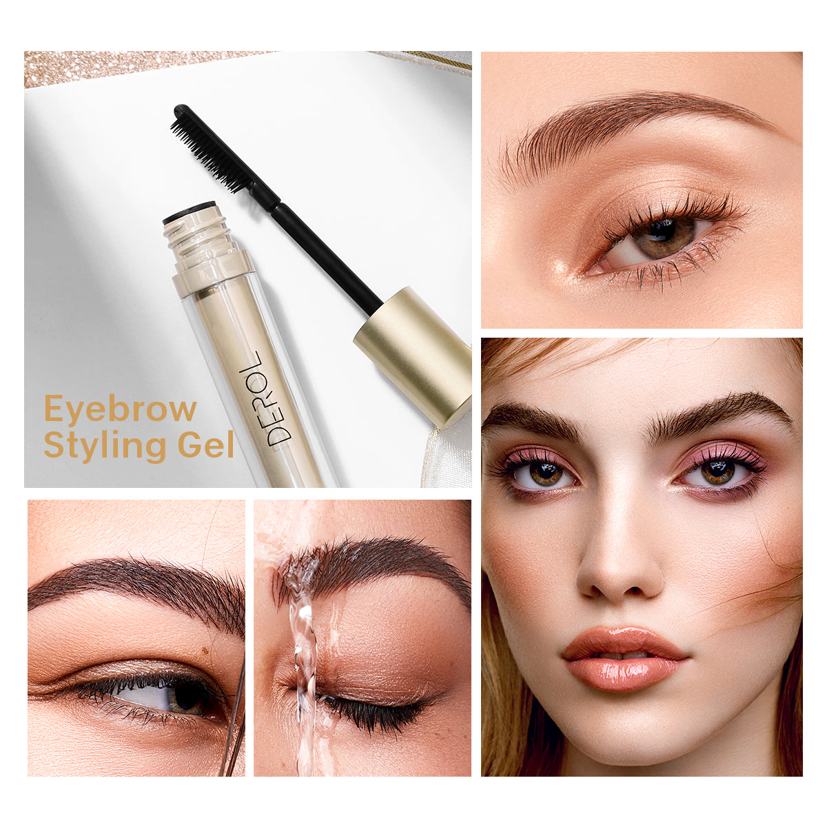 Clear Eyebrow Setting Gel,Waterproof And Sweat-Proof Eyebrow Repair Liquid Brows Styling Beauty Salon Home Use Makeup