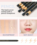 Multi-Use Highlighter & Concealer Pencil, Waterproof Under Eye Concealer for Dark Circles, Blemishes, Aging Spots, Acne and Freckles