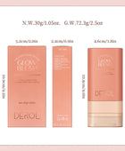 Derol Whispering Softly Hydrating Solid Cheek Tint, Multi-use Blush Makeup Stick Glow Blush Stick 30g