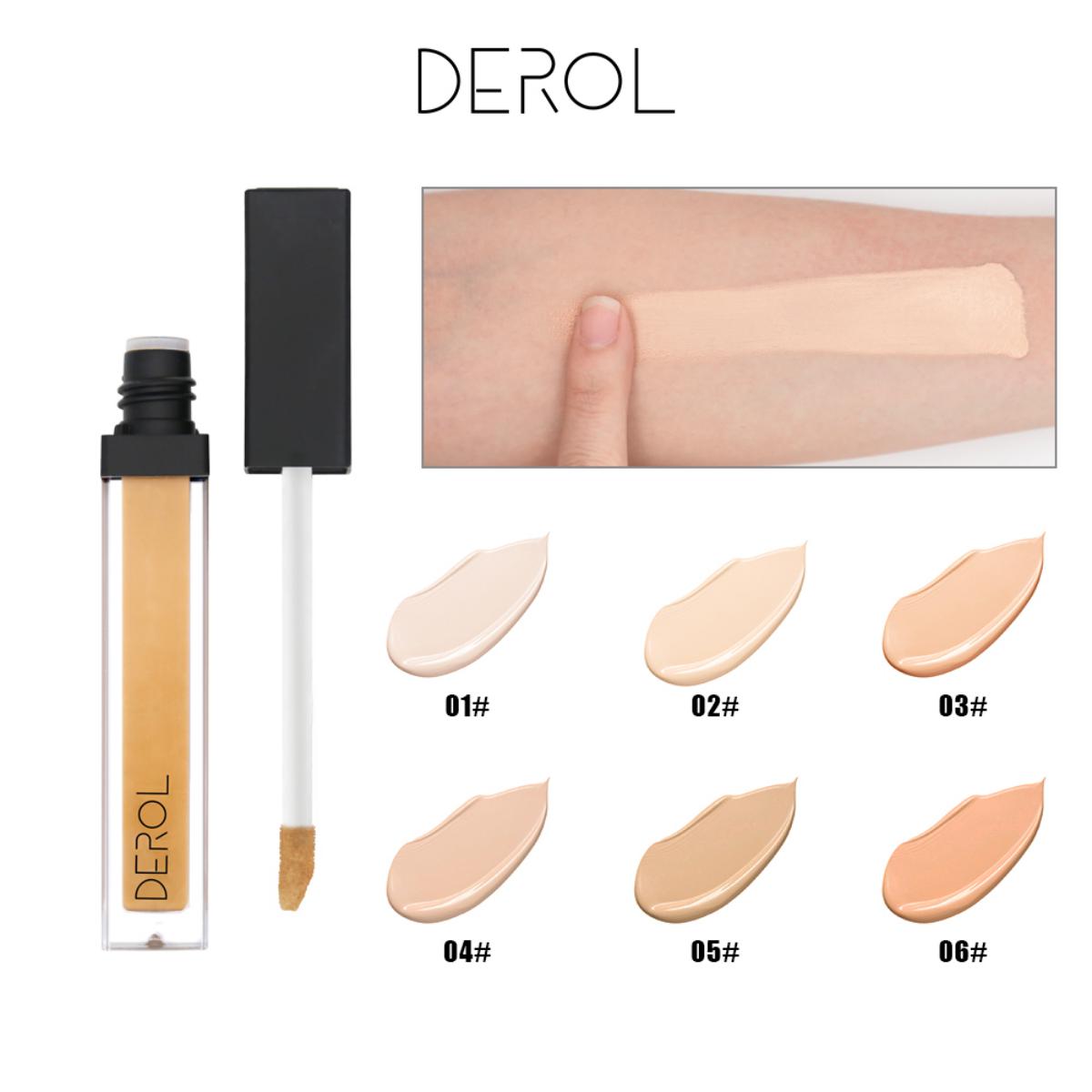 Derol Silky Flawless Concealer Corrects, Lightweight, Full Coverage, Long Lasting 6.5ml