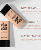 SHELOVES Flawless Matte Liquid Foundation, Long-Lasting & Buildable 30ml